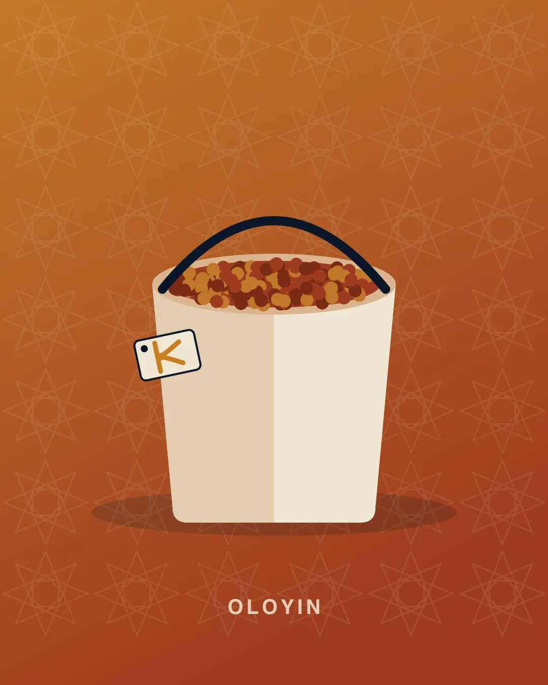 Oloyin beans, one paint