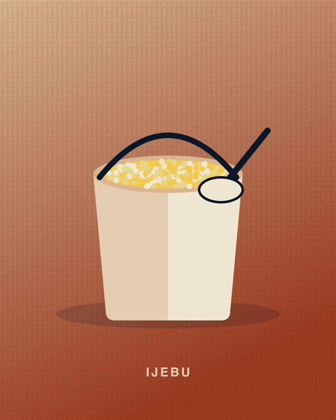 Ijebu garri, one paint
